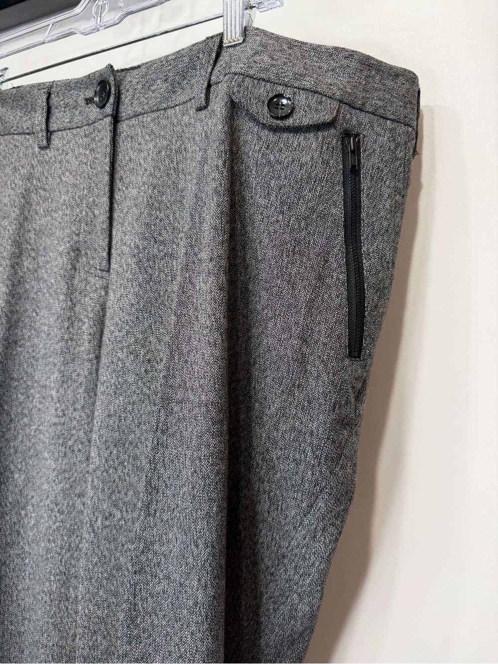 Lane Bryant Charcoal Gray Textured Dress Pants Size 18 - Picture 6 of 11